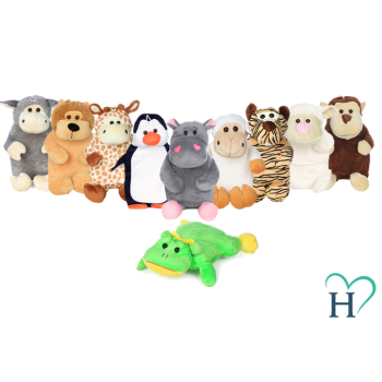 Termofor dziecięcy 0,7L w pluszowym pokrowcu zwierzątko